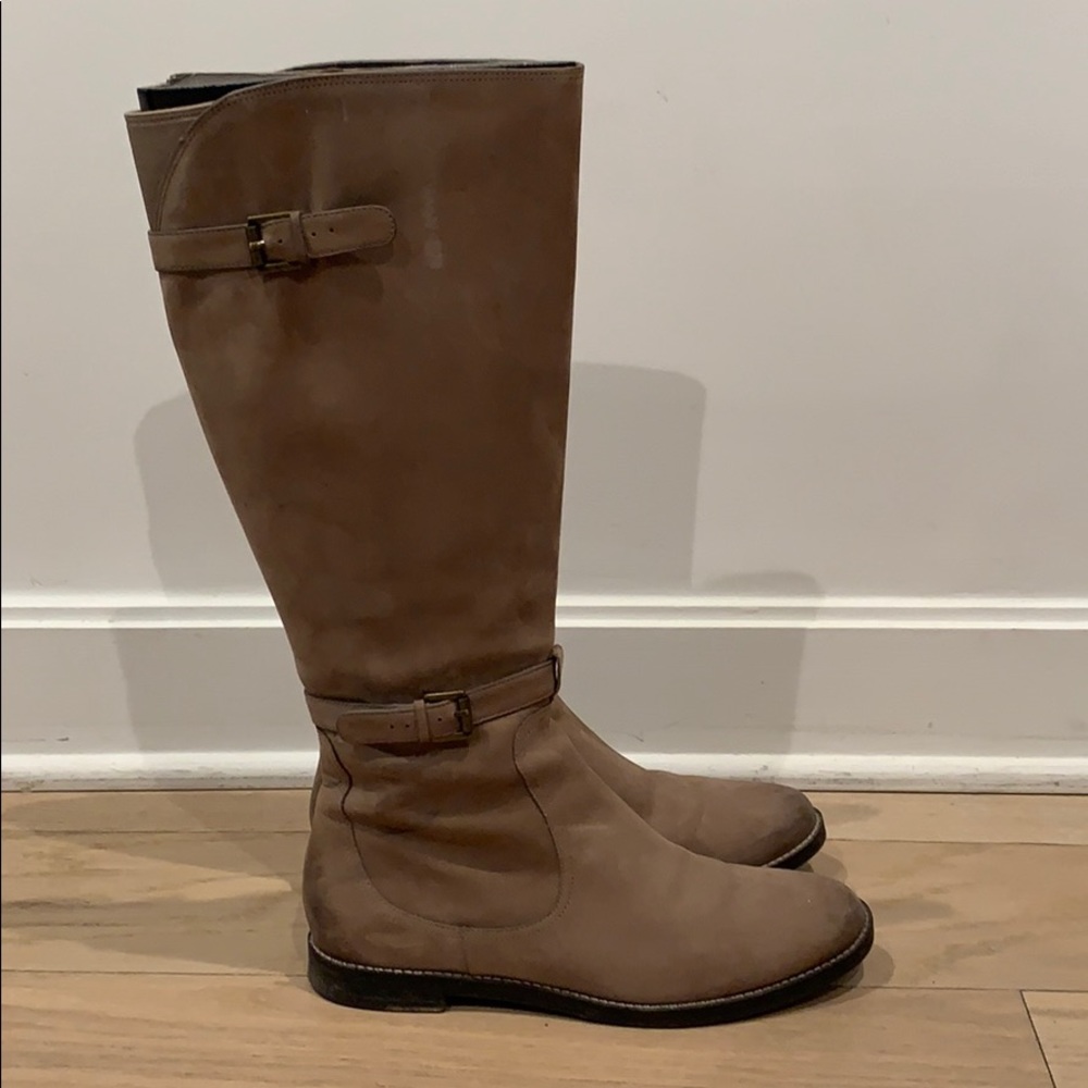 Cole Haan Greige Nike Air Knee High Boots 36.5
